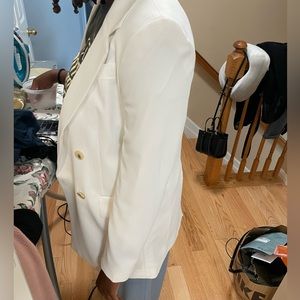 HM blazer. Ecru/cream